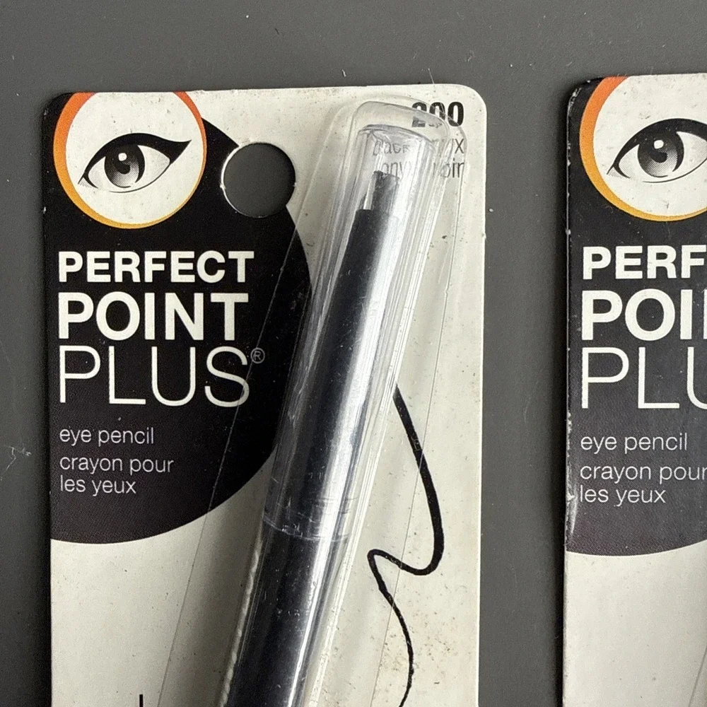 Lot x 2 CoverGirl Perfect Point Plus Eyeliner, Black Onyx 200, Water Resistant